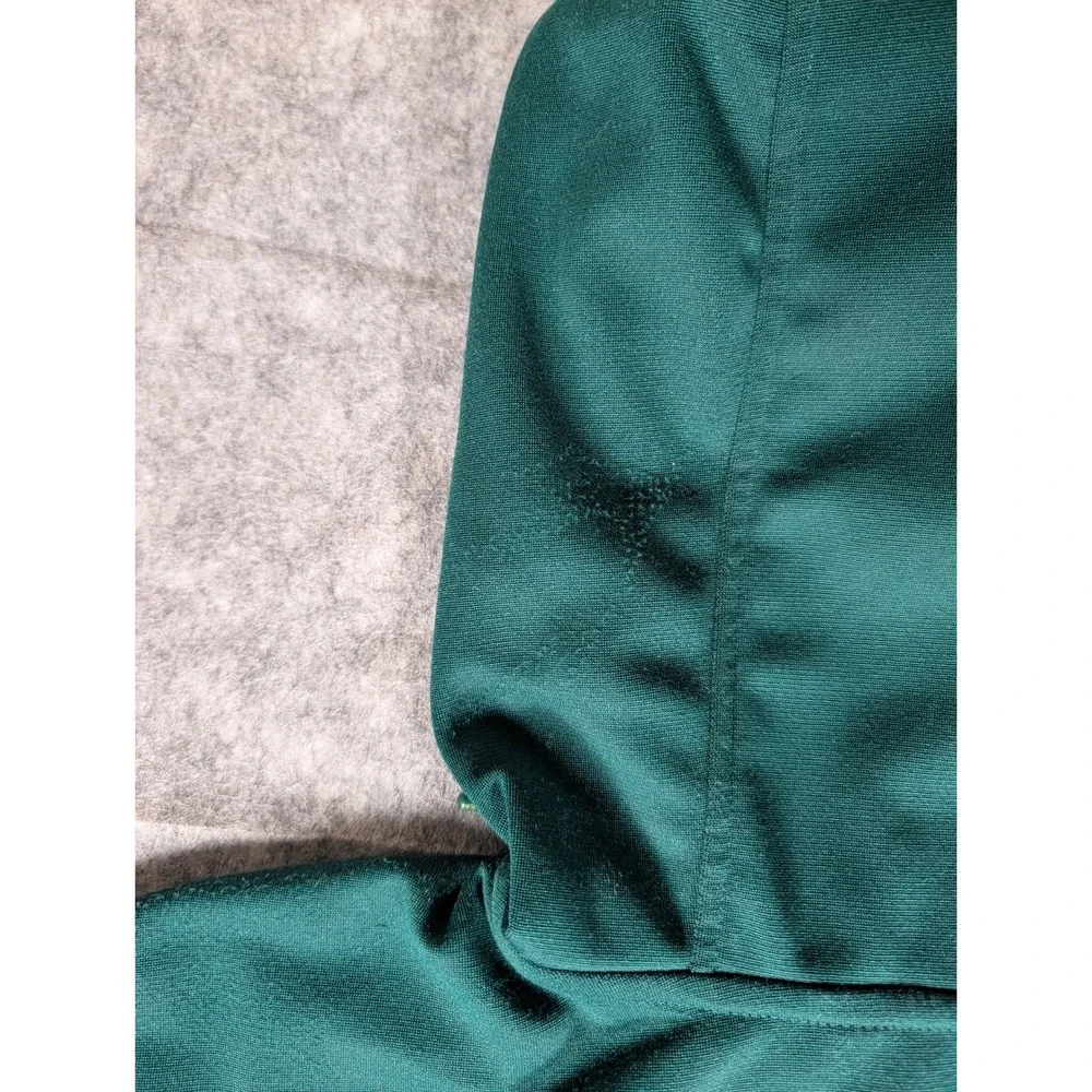 The North Face Mens Full Zip Hoodie Green Cream Colorblock Track Jacket XXL